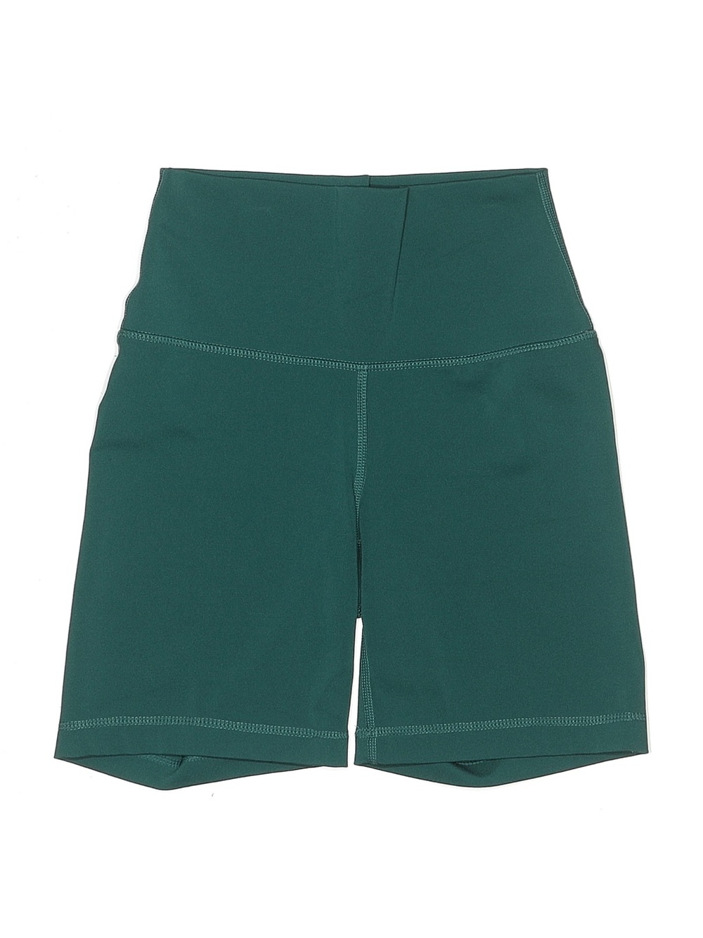Yogalicious High-Rise Bike Shorts in Deep Teal